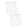 Cabilock 2sets Tea Filters Reusable Tea Steeper Filter Non-woven Fabric 100ct 100pcs*2 view 1