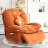 AISALL Power Recliner Chair, Swivel Rocker Recliner with Massage and Heat, Electric Recliner Chairs for Adults with USB/Type-C, Living Room, Bedroom, Nursery, Orange view 1