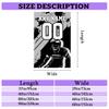 Custom Tapestry Personalize Any Name Number Football Wall Hanging Tapestry Customized Home Decorations Gifts for Sports Fans (Style 20) view 2