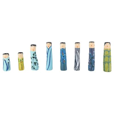 XHTLLO Spring Family Bud Vases, Hand Carved Fine Workmanship Ceramic Vases, for Decor Romantic and Artistic Personalized Vase Resins, for Home Decor, Living Room