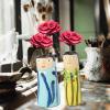 XHTLLO Spring Family Bud Vases, Hand Carved Fine Workmanship Ceramic Vases, for Decor Romantic and Artistic Personalized Vase Resins, for Home Decor, Living Room view 4