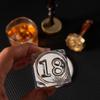 Crawell Custom Ice Cube Stamp - Personalized Ice Stamp Design Your Own Ice Cube with Handle for Unique Ice Branding - Ideal for Parties, Events, and Everyday Drinks view 3
