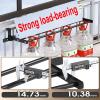 GQJNHUI Extendable Balcony Drying Rack, Radiator Clothes Dryer, 40-70CM, 60-100CM, Laundry Drying Rail for Hanging Clothes Towel Underwear Shoes Socks (Size : 40-70CM) view 4