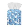 Zanxiantu Square Tissue Box Cover Butterfly Leather Tissue Cube Box Holder Case Home Decor Kleenex Box Covers Organizer Dispenser for Tabletop, Bathroom Vanity Countertop, Car, Office view 1