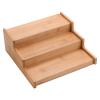 Expandable Spice Rack Organizer,3 Tier Adjustable Kitchen Cabinet, Countertop Display Shelf,Space Organizer for Kitchen and Bathroom,Expandable Spice Rack Organizer,Levels view 1