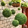ATYUJKB Garden Spheres Outdoor Dia 8in, Artificial Grass Plastic Flower Plant, Faux Grass Decor Fake Plant, Small Artificial Plants, Artificial Grass Fake Plants for Backyard Garden view 3