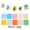 Pilipane Tissue Picture Frames, Colorful 3 Inch Wall Hanging Tissue Photo Frames for Cameras Personally Constructed, Eco Friendly, and Reusable view 3