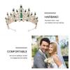 MAGICLULU Wedding Tiara Crown with Rhinestones Xmas for Special Occasions view 2