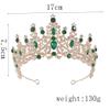 MAGICLULU Wedding Tiara Crown with Rhinestones Xmas for Special Occasions view 4