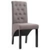 ROMHZKS Dining Chairs 2 pcs Taupe Fabric, Kitchen Chairs, Dinner Chairs, Seating for Dining, Comfortable and Stylish Seating for Home and Office view 3