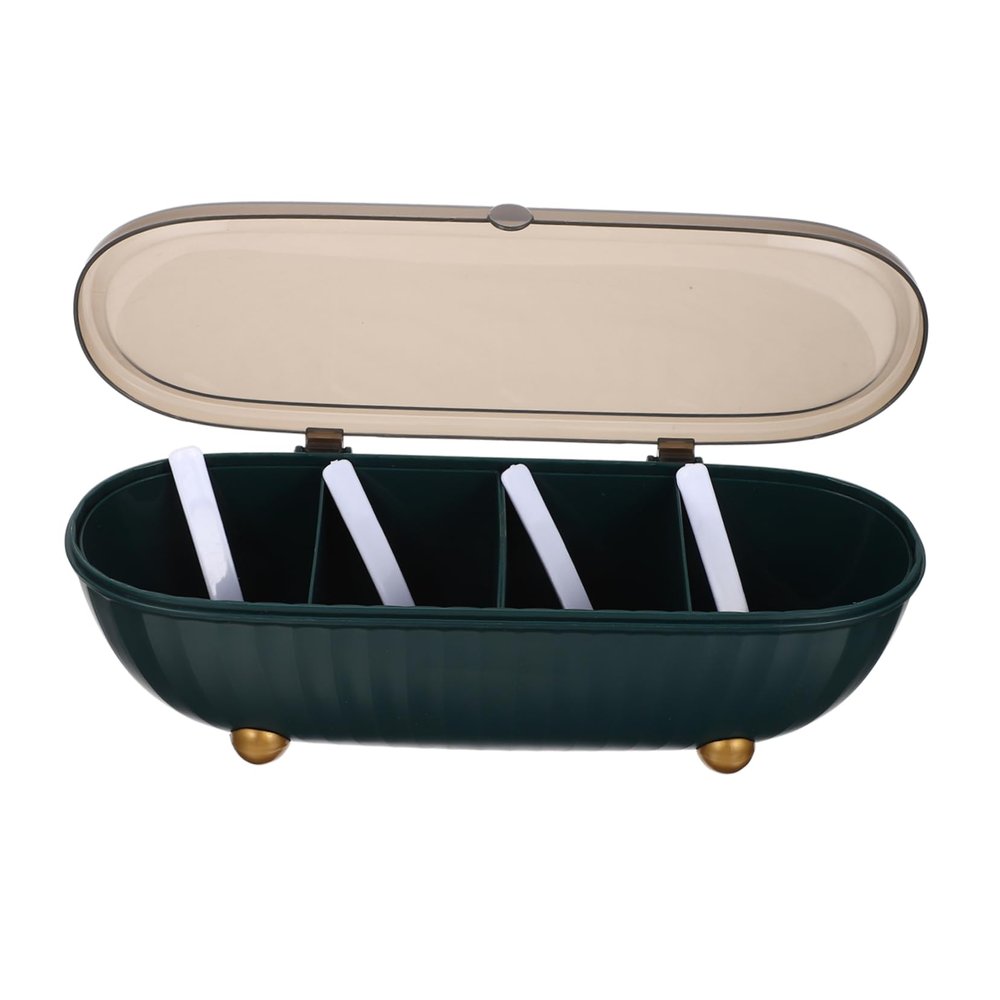DECHOUS Spice Container Separation Design Minimalist Spice Box Fresh Storage for Barbecue Seasoning