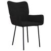 ROMHZKS Dining Chairs 2 pcs Black Velvet, Kitchen Chairs, Dinner Chairs, Seating for Dining, Comfortable and Stylish Seating for Home and Office view 4