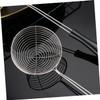 Cabilock 8pcs Stainless Steel Hot Pot Colander Sieve Gadget for Draining Noodles Vegetables and Hot Oil Easy to Clean Black Finish view 2