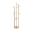 Coat Rack Freestanding Coat Tree Floor-standing Rotating Coat Shelf Household Vertical Multifunctional Coat Rack Bedroom Living Room Corridor Corner Coat Racks Flower Pot Shelf Wooden Coat Rack Metal view 1