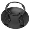 Amosfun 3pcs Vintage Cast Iron Cauldron Pot Stand Holder Decor Ornament Stand for Stove view 1