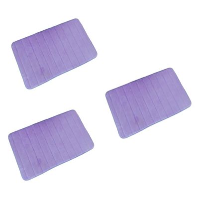 DECHOUS 3pcs Super Bathroom Rug Carpet Door Mat High Absorption for Home Decor