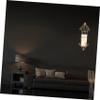 Holibanna Wall Hanging Candle Holder Rose Gold Iron Art Wall Sconce for Decor Unique Glass Candle Holders Decorative for Living Bedroom and Dining Spaces view 3
