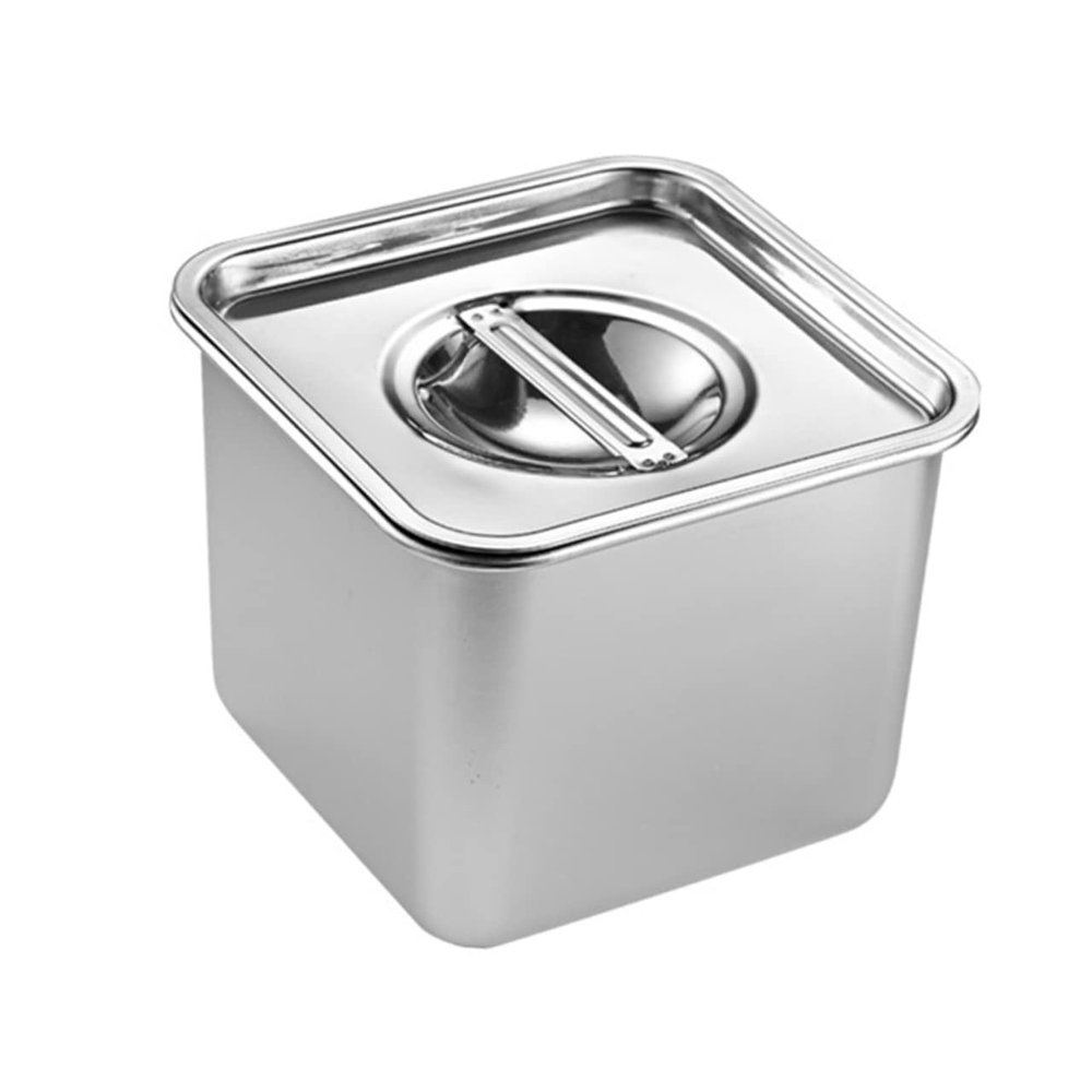 Ciieeo Stainless Steel Seasoning Jar Lid Versatile Condiment Storage Pot for Sugar Spices and Household Use Container for Kitchen Restaurant and Home Dining