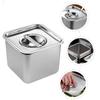 Ciieeo Stainless Steel Seasoning Jar Lid Versatile Condiment Storage Pot for Sugar Spices and Household Use Container for Kitchen Restaurant and Home Dining view 2