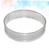 Ciieeo 3pcs Stainless Steel Perforated Tart Shell Pan Easy Release Baking Mold for Pies Mousse and Cakes view 2