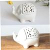 4 Pcs Ceramic Tealight Holder Wedding Candle Holder Candleholder Centerpieces Ceramic Tealight Stand Elephant Candle Holder Ceramic Candle Holder view 2