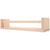 HOLIDYOYO Creative Wooden Wall Shelf Floating Book Shelf for Bedroom Bathroom Storage Unique Design for Entryway Living Room Sturdy Construction Smooth Edges Versatile Decor view 1