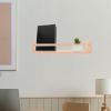 HOLIDYOYO Creative Wooden Wall Shelf Floating Book Shelf for Bedroom Bathroom Storage Unique Design for Entryway Living Room Sturdy Construction Smooth Edges Versatile Decor view 4
