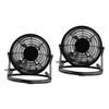 LIFKOME 2pcs Mini Desk Fan Usb Powered Portable Personal Air Circulator Quiet for Home Office Use Small Fan for Desktop Bedroom Travel view 1