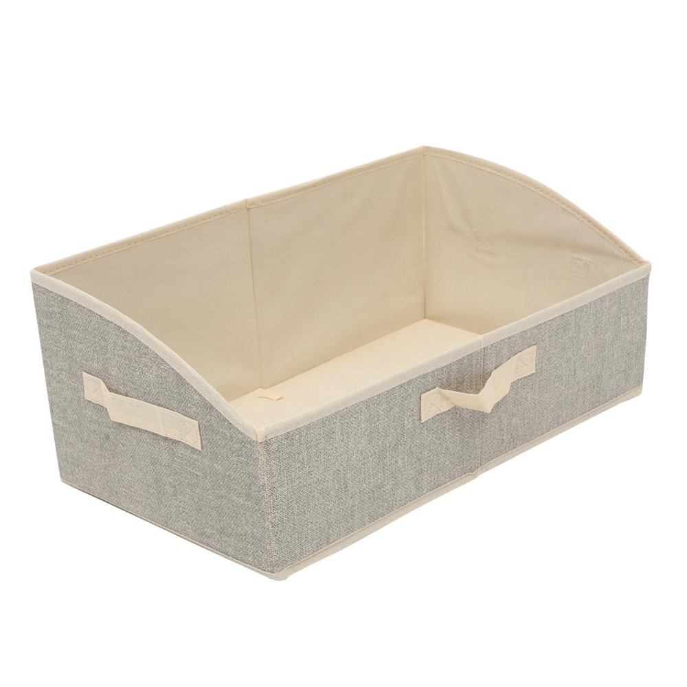 Levemolo Collapsible Storage Boxes Trapezoidal Storage Bin Wicker Blanket Sundries Holder