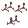 Cabilock 6pcs Plate Display Stand Easel Rack for Collectibles Art and Photos Desktop Holder for Tea Parties Weddings and Fundraisers Sturdy and Safe Display view 1