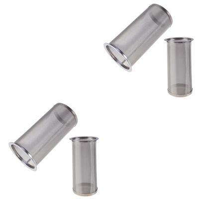 DECHOUS 2pcs Stainless Steel Tea Coffee Strainer Mesh Filter with Handle for Home Kitchen Brewing Easy to Clean for Tea Infusing and Coarse Ground Coffee Use