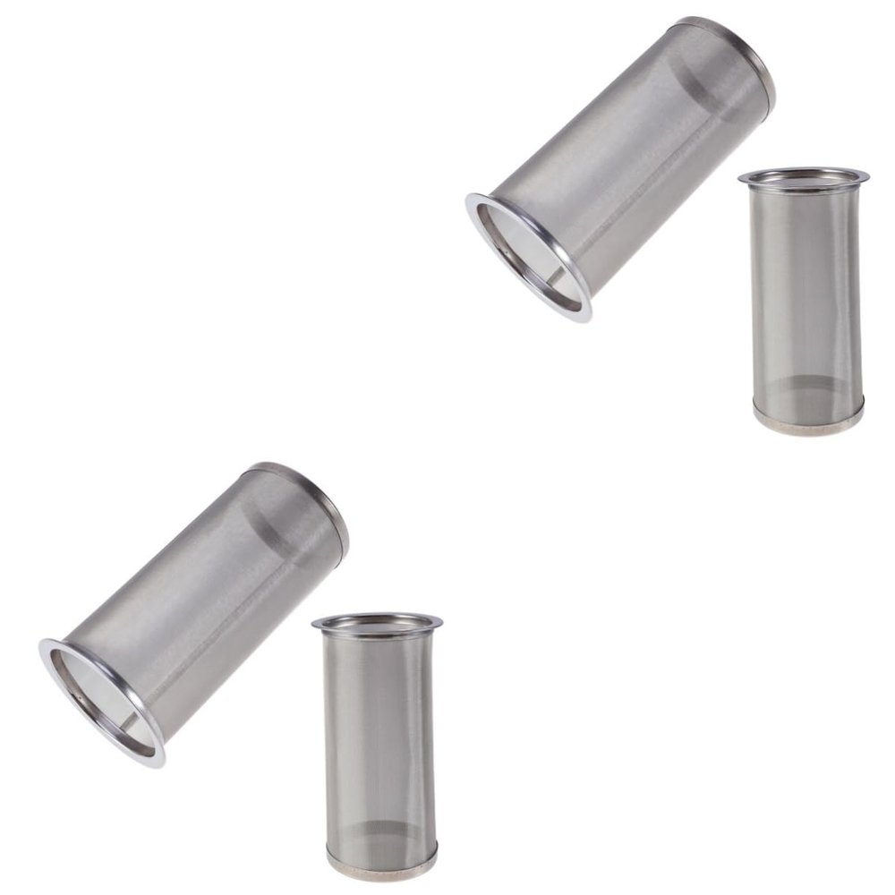 DECHOUS 2pcs Stainless Steel Tea Coffee Strainer Mesh Filter with Handle for Home Kitchen Brewing Easy to Clean for Tea Infusing and Coarse Ground Coffee Use