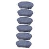 Cabilock 6pcs Elastic Round Stool Cover Water Resistant Dining Chair Seat Protector Easy Clean Material view 1