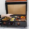 22 Inch Blackstone Electric Griddle Nonstick with Lid, 8001 E-Series Tabletop Large Griddle with Blackstone Griddle Accessories For Indoor and Outdoor Use and Wholesalehome Reusable Gloves and Cloth view 4