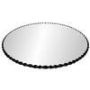 36" Inch Round Glass Table top - 1/2" Thick - Gemstone Edge view 1