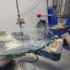 36" Inch Round Glass Table top - 1/2" Thick - Gemstone Edge view 3