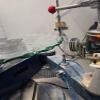 36" Inch Round Glass Table top - 1/2" Thick - Gemstone Edge view 4