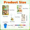 Cinrobiye 72 Pcs Woodland Animals Party Favors, Forest Creatures Coloring Books Crayons Tattoos Stickers Stampers Goodie Bag Fillers, DIY Craft Prizes for Birthday Classroom Party Supplies view 3