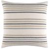 Pine Cone Hill Ellison Stripe Linen Chenille Ivory Sham, Standard Size, Ivory Stripe Pattern view 3