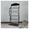 Floor-Standing Magazine Rack Information Rack,Newspaper Rack Display Rack Manual Book Rack Single Page Simple Iron,Magazine Rack Brochure Display Stand for Offices and Public Reception Area (Si view 1