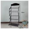 Floor-Standing Magazine Rack Information Rack,Newspaper Rack Display Rack Manual Book Rack Single Page Simple Iron,Magazine Rack Brochure Display Stand for Offices and Public Reception Area (Si view 2