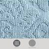 Jean Pierre - Ricardo Bath Mat, Woven Fringe Bathroom Rugs, 100% Cotton, Premium Bathroom Decor - Measures 27" x 52" - Light Blue view 4