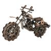Fabater Metal Motorcycle Model, Smoothing Rotatable Wheels Metal Motorcycle for Office view 3