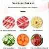 Frozen Meat Slicer Stainless Meat Cutter Meat Food Slicer Slicing Machine Food Vegetable Cutter Meat Cleavers Home Kitchen view 2