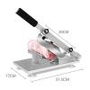 Frozen Meat Slicer Stainless Meat Cutter Meat Food Slicer Slicing Machine Food Vegetable Cutter Meat Cleavers Home Kitchen view 3