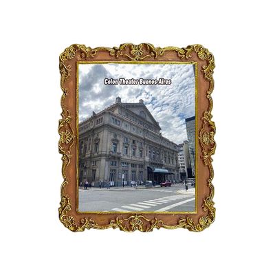 Colon Theater Buenos Aires Argentina Refrigerator Magnet 3D Travel Souvenir Fridge Decoration Magnetic Sticker Craft Collection