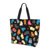 MANQINF Cute Cat Tote Bag: Large Capacity Reusable Shopping Bag for Women - Cat-04 view 1