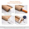 Tuya WiFi Smart Roller Shade Motor for 1.5" (38mm) Tubes Compatible with Alexa & Google Home App/Timer Control No Hub Needed DIY Electric Motor for Roller Blinds & Shades view 2