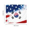 UNDEX Korean American Flag Tapestries Banners 60in*51in Wall Tapestry Aesthetic Wall Hanging Wall Art For Bedroom Living Room Dorm Home Decoration view 2
