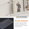 JLXJYS 4pcs Wall Mount Clear Magazine Display Holder StandTransparent Hanging Magazine Rack for Living Room Office HomeLiterature Storage Organizer (Size : 70x5x15cm(27.5x1.9x5.9in)) view 4